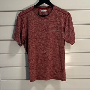 Columbia Men's Heathered Red Short Sleeve Tee